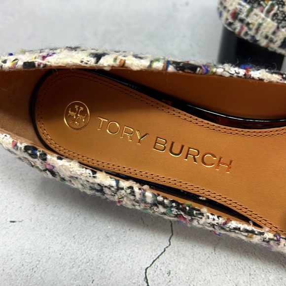 Tory Burch NWOT Gigi Tweed Pointy Toe Pump. - Picture 13 of 15